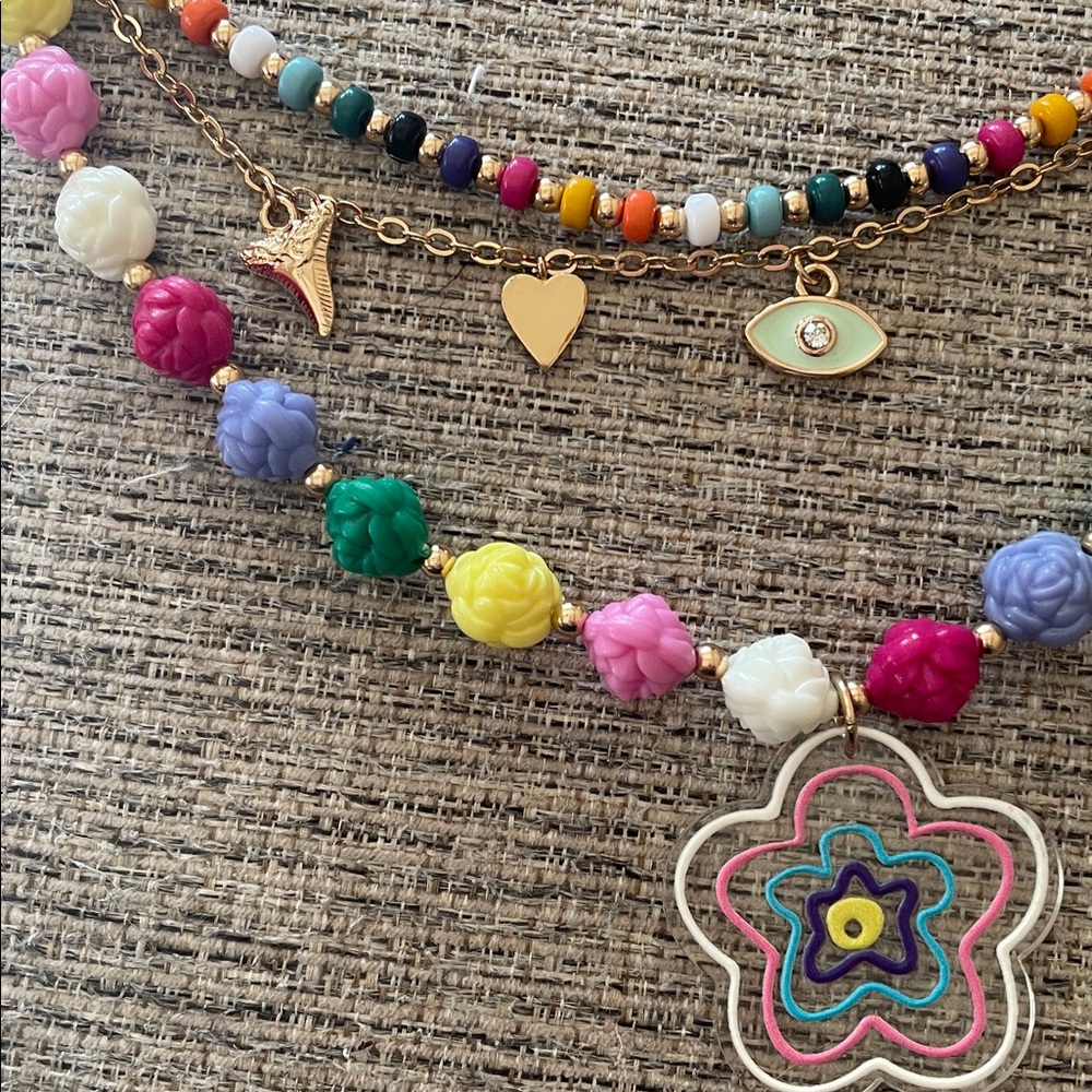 8 Other Reasons Candy Girl Stack Necklace NWT - Picture 2 of 5